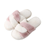 Faux Fur Twisted Strap Slippers - Absolute fashion 2020