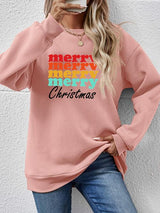 MERRY CHRISTMAS Graphic Long Sleeve Sweatshirt - Absolute fashion 2020