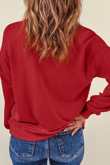 JOY Round Neck Long Sleeve Sweatshirt - Absolute fashion 2020