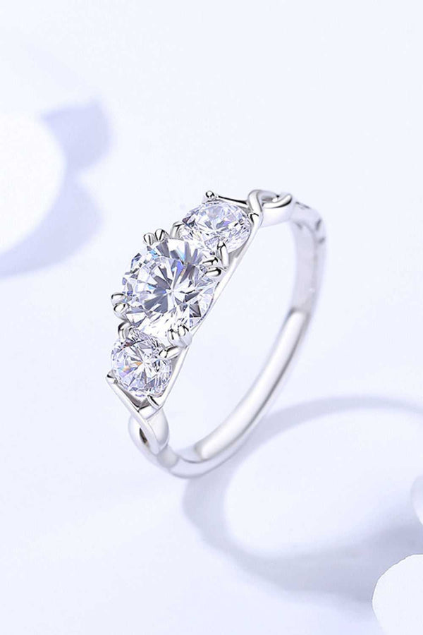 1 Carat Moissanite 925 Sterling Silver Ring - Absolute fashion 2020