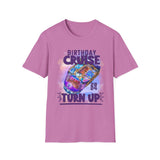 Antique Heliconia Birthday Cruise Turn-up T-Shirt