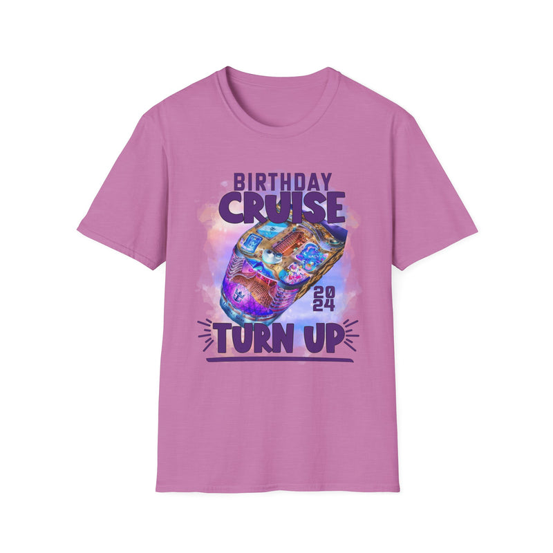 Antique Heliconia Birthday Cruise Turn-up T-Shirt