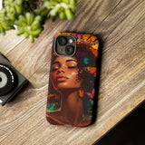 Winged Guardian: The Butterfly Woman's Durable Armor Cases