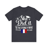 She Did It, So We're Doing Paris - Unisex Jersey Short Sleeve Tee