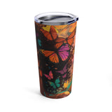 Crystal Chalice: The Beautiful Butterfly Woman Tumbler - Absolute fashion 2020