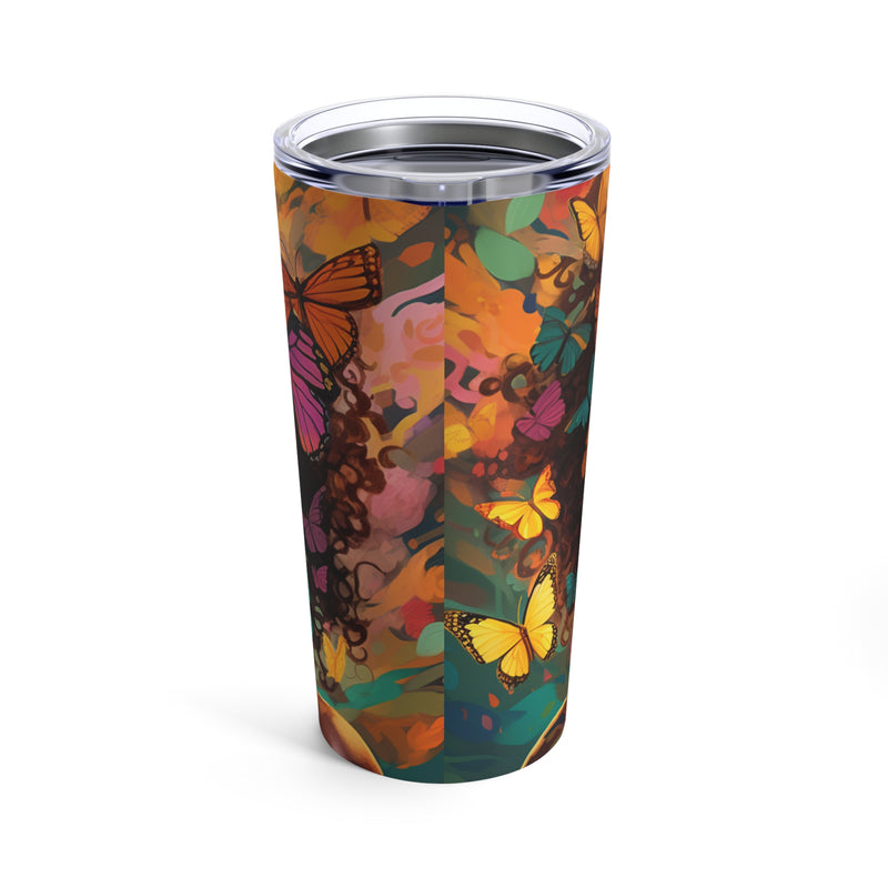 Crystal Chalice: The Beautiful Butterfly Woman Tumbler - Absolute fashion 2020