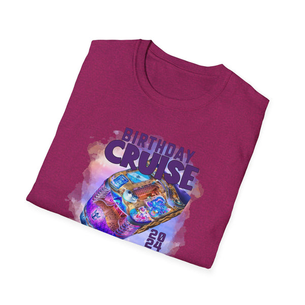 Antique Heliconia Birthday Cruise Turn-up T-Shirt