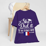 She Did It, So We're Doing Paris - Unisex Jersey Short Sleeve Tee