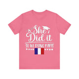 She Did It, So We're Doing Paris - Unisex Jersey Short Sleeve Tee