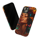 Winged Guardian: The Butterfly Woman's Durable Armor Cases