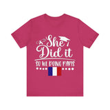 She Did It, So We're Doing Paris - Unisex Jersey Short Sleeve Tee