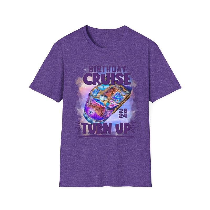 Antique Heliconia Birthday Cruise Turn-up T-Shirt