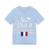 She Did It, So We're Doing Paris - Unisex Jersey Short Sleeve Tee