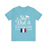 She Did It, So We're Doing Paris - Unisex Jersey Short Sleeve Tee