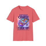 Antique Heliconia Birthday Cruise Turn-up T-Shirt