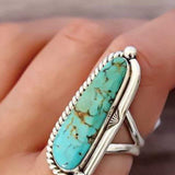 Artificial Turquoise Alloy Ring - Absolute fashion 2020