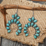 Artificial Turquoise Drop Earrings - Absolute fashion 2020