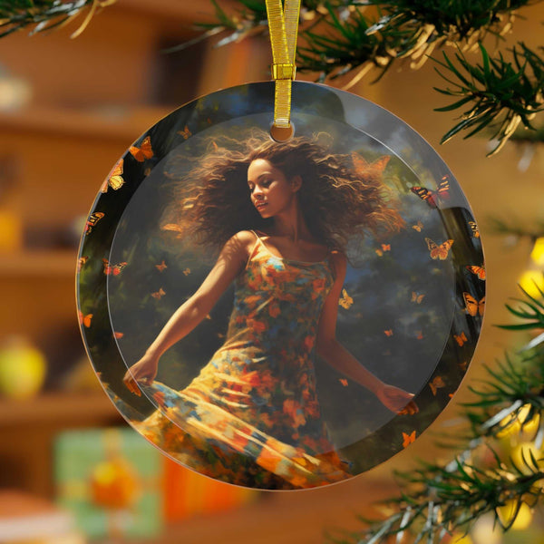 Beautiful Woman 2 Glass Ornament - Absolute fashion 2020