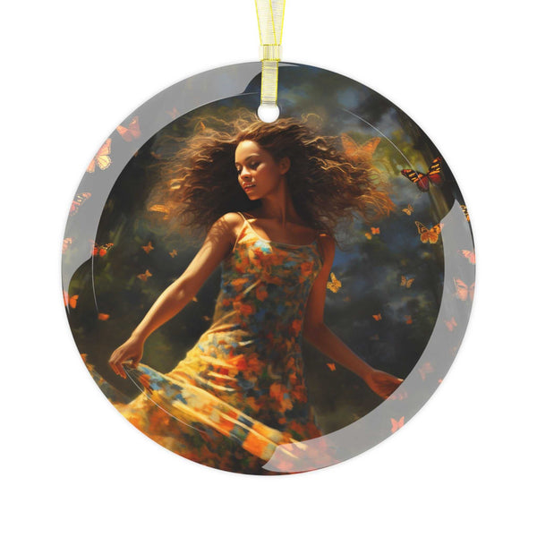 Beautiful Woman 2 Glass Ornament - Absolute fashion 2020