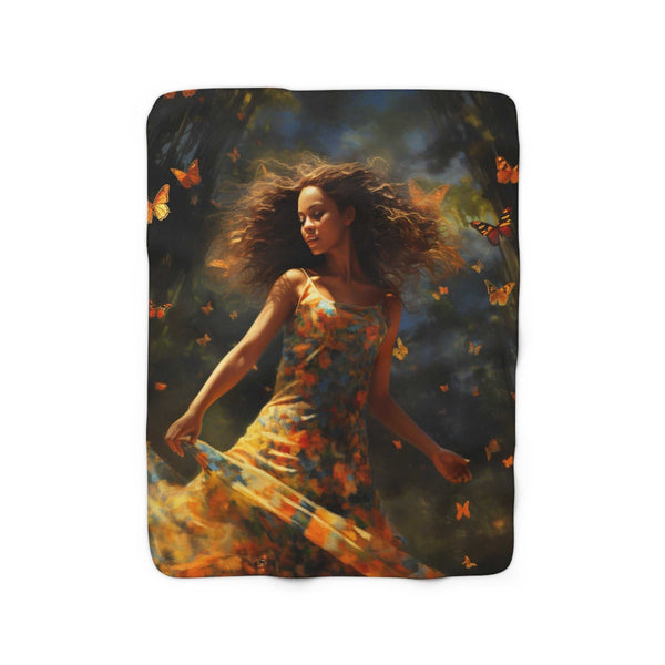 Beautiful Woman 2 Sherpa Fleece Blanket - Absolute fashion 2020