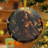 Beautiful Woman Glass Ornament - Absolute fashion 2020