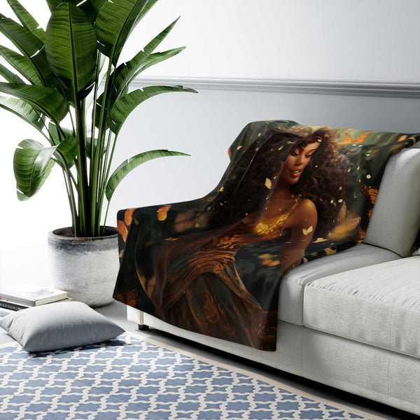 Beautiful Woman Sherpa Fleece Blanket - Absolute fashion 2020