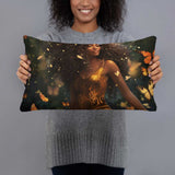 Beautiful Woman in Mystical Forest Pillow - Absolute fashion 2020