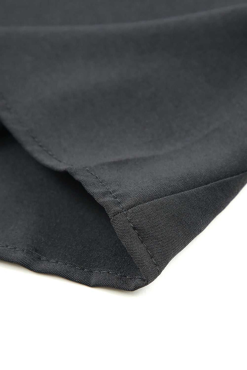 Black Ruffled Sleeve Shift Dress - Absolute fashion 2020