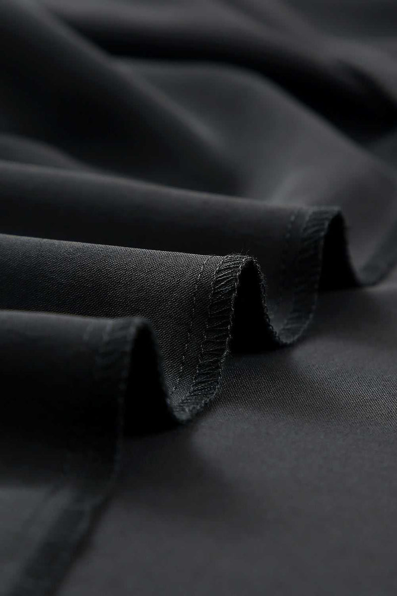 Black Ruffled Sleeve Shift Dress - Absolute fashion 2020