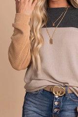 Color Block Dropped Shoulder T-Shirt - Absolute fashion 2020