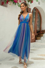 Crisscross Backless Mesh Dress - Absolute fashion 2020