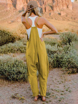 Double Take Full Size Sleeveless V-Neck Pocketed Jumpsuit - Absolute fashion 2020