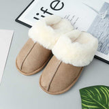 Faux Suede Center Seam Slippers - Absolute fashion 2020