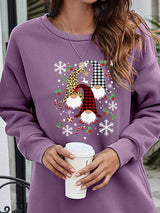 Graphic Round Neck Dropped Shoulder Sweatshirt - Absolute fashion 2020