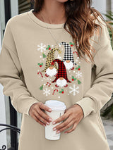 Graphic Round Neck Dropped Shoulder Sweatshirt - Absolute fashion 2020