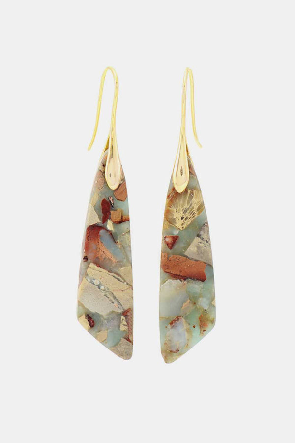 Handmade Natural Stone Dangle Earrings - Absolute fashion 2020