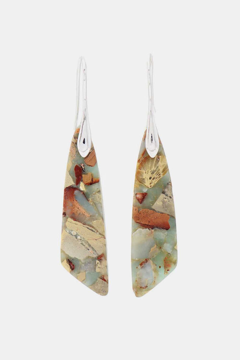 Handmade Natural Stone Dangle Earrings - Absolute fashion 2020