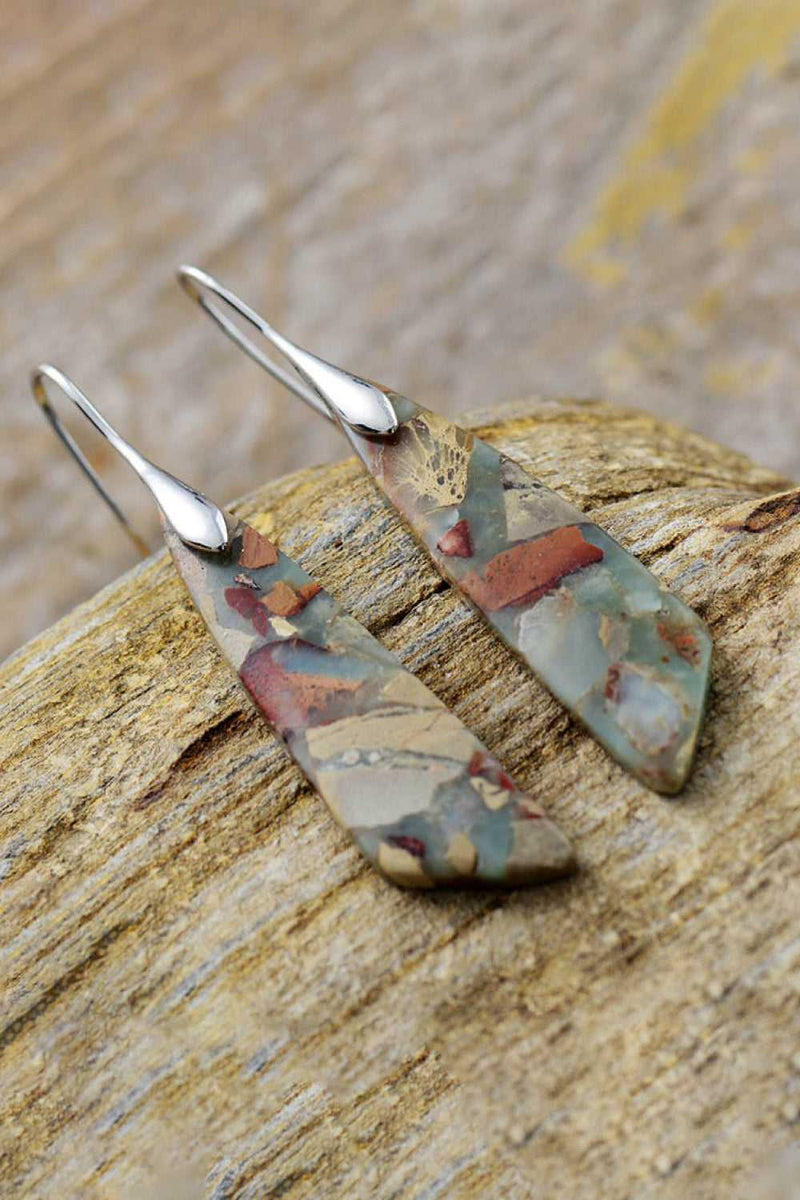 Handmade Natural Stone Dangle Earrings - Absolute fashion 2020