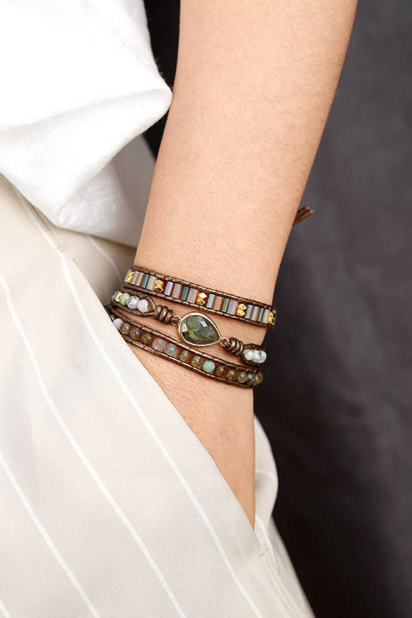 Handmade Triple Layer Beaded Bracelet - Absolute fashion 2020
