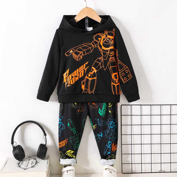 Long Sleeve Hoodie and Pants Set - Absolute fashion 2020