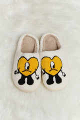 Melody Love Heart Print Plush Slippers - Absolute fashion 2020