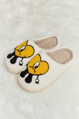 Melody Love Heart Print Plush Slippers - Absolute fashion 2020