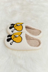 Melody Love Heart Print Plush Slippers - Absolute fashion 2020