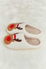 Melody Rudolph Print Plush Slide Slippers - Absolute fashion 2020