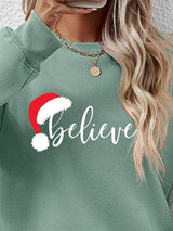 BELIEVE Graphic Long Sleeve Sweatshirt - Absolute fashion 2020