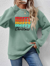 MERRY CHRISTMAS Graphic Long Sleeve Sweatshirt - Absolute fashion 2020