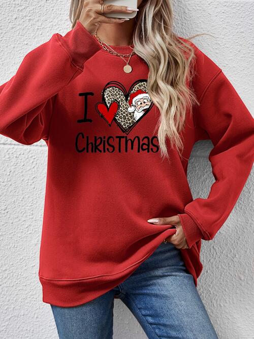 CHRISTMAS Graphic Round Neck Sweatshirt - Absolute fashion 2020