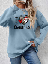 CHRISTMAS Graphic Round Neck Sweatshirt - Absolute fashion 2020