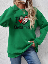 CHRISTMAS Graphic Round Neck Sweatshirt - Absolute fashion 2020