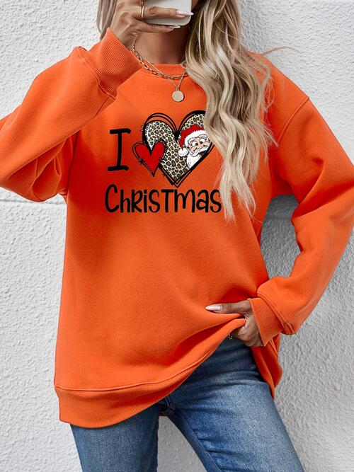 CHRISTMAS Graphic Round Neck Sweatshirt - Absolute fashion 2020